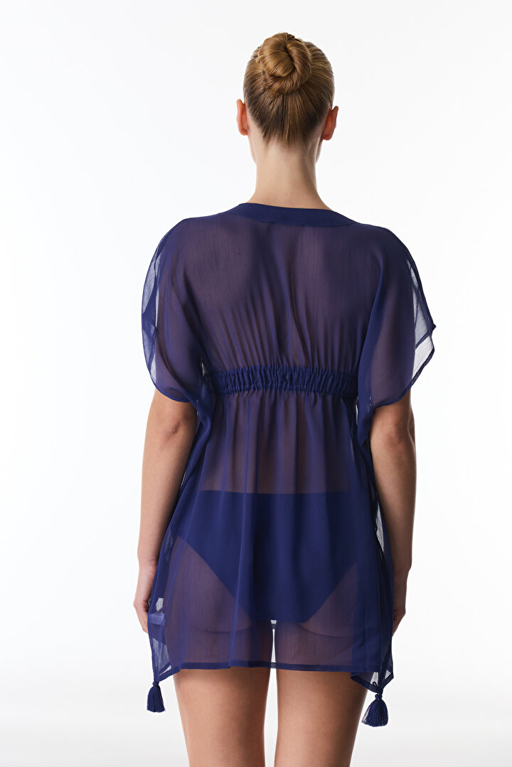 Lacivert Basic Kaftan - 2