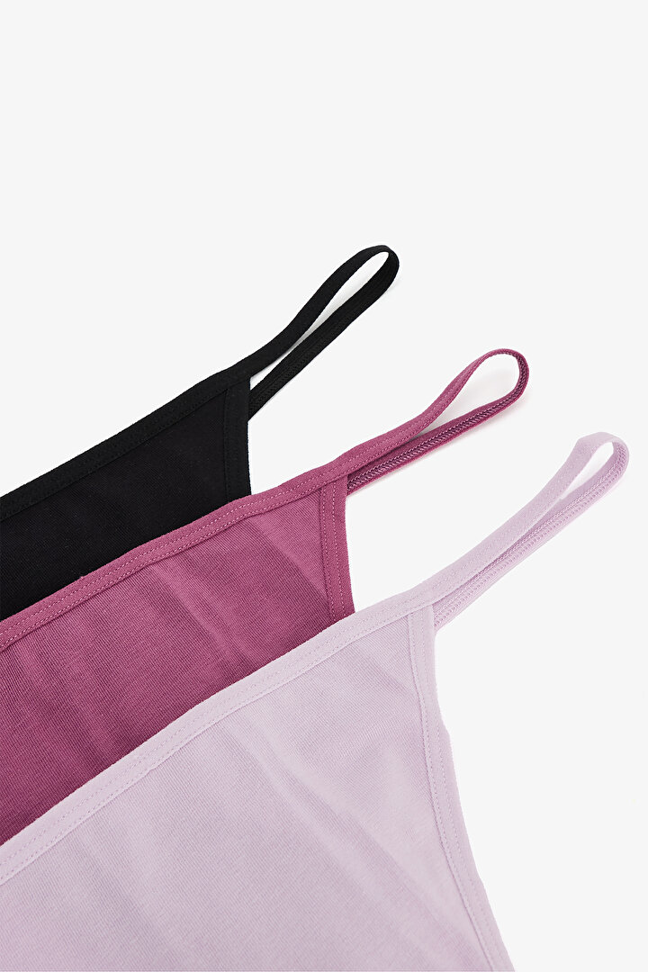 Renkli Pinky Lady 3'lü String Külot - 2