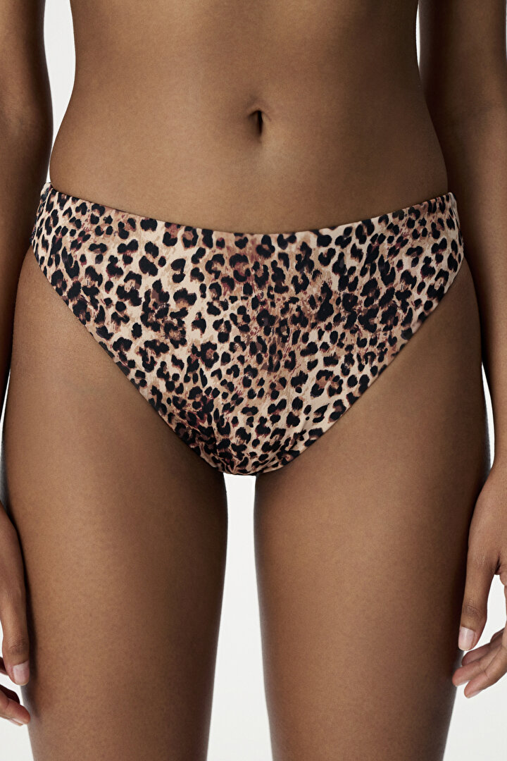 Leo High Leg Slip Bikini Bottom - 1