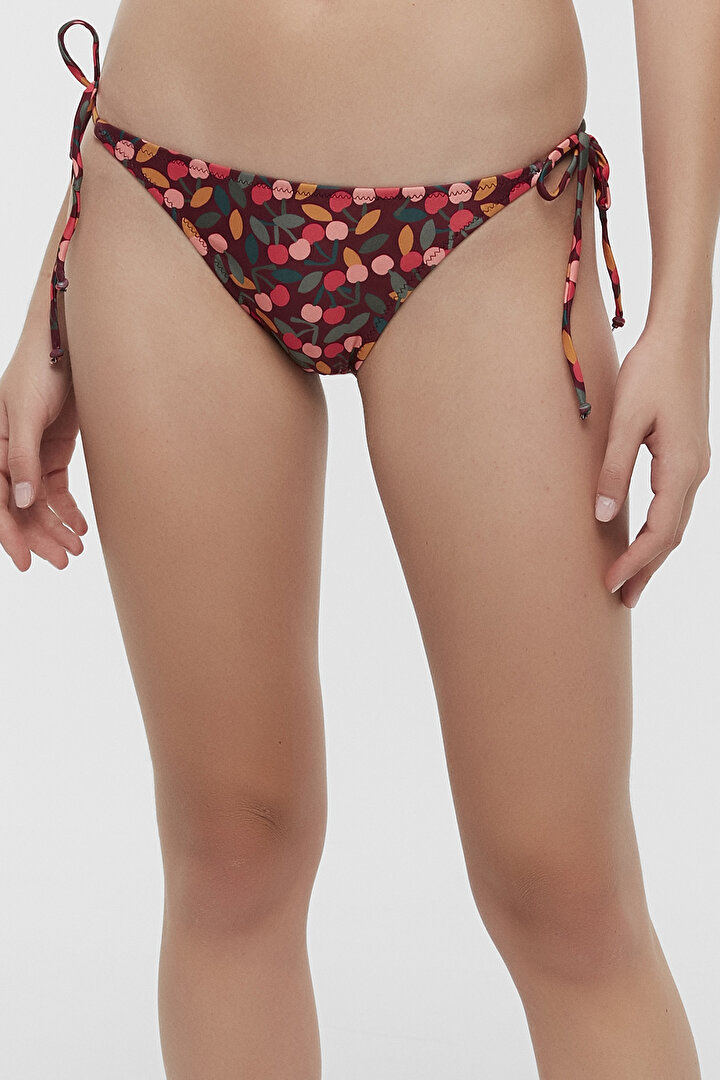 Multi Colour Cherry Bikini Bottom - 1