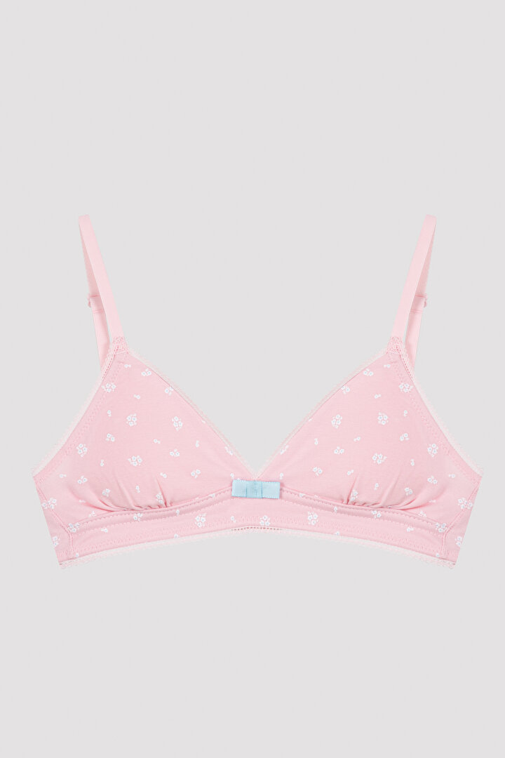 Multi Colour My First Bra Pembe Floral 2in1 Bra - 3