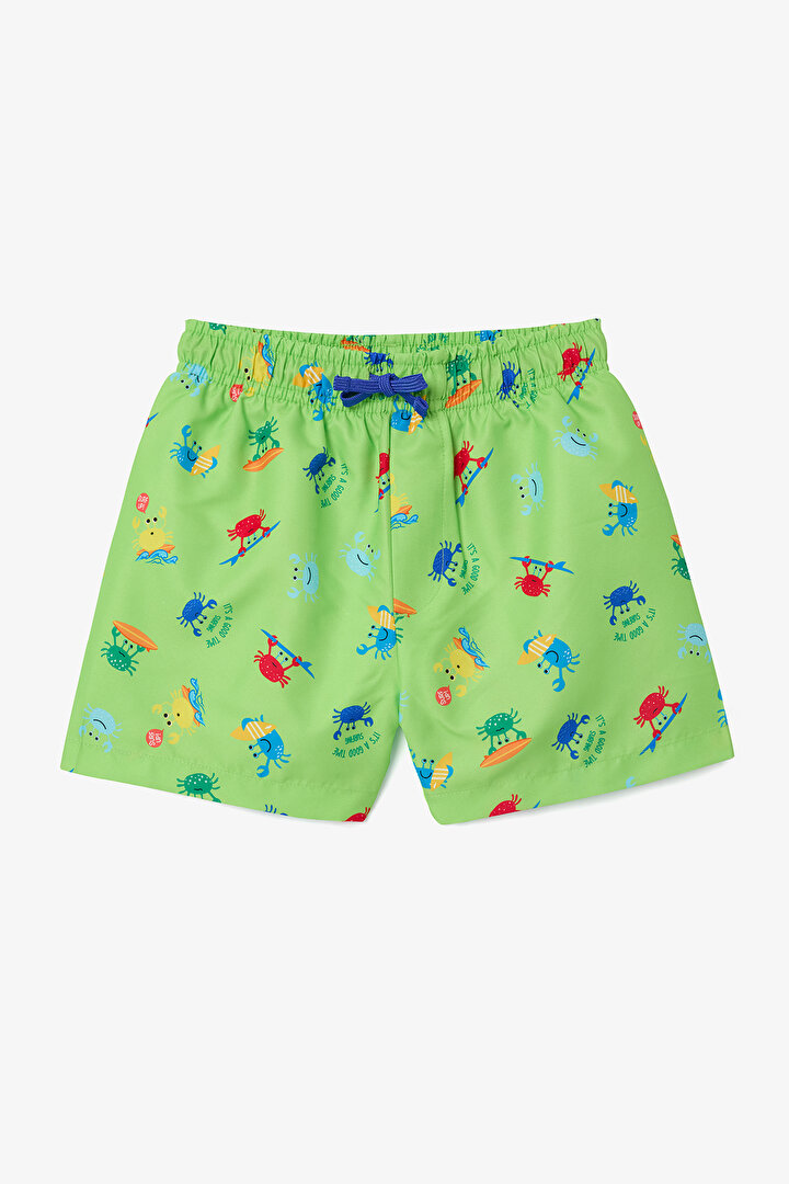 Boys Colorful Crab Multi Colour Short - 1