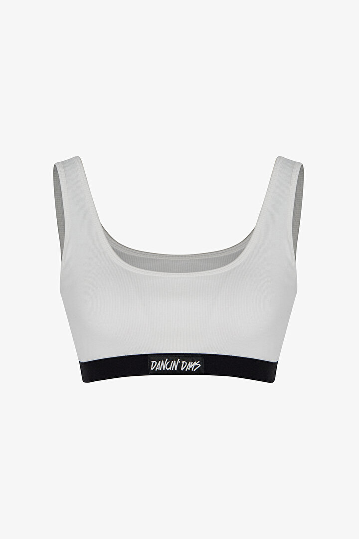 Ribbed Bra Bikini Üstü - 1