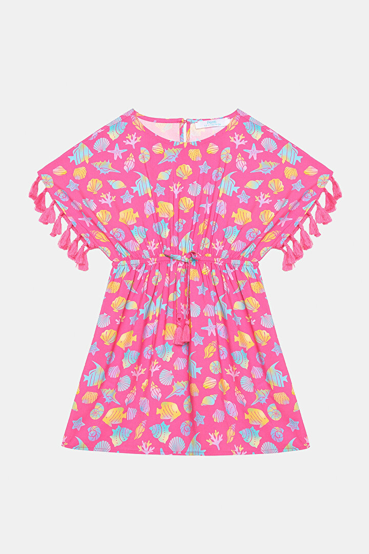 Girls Ocean Multi Colour Caftan - 1