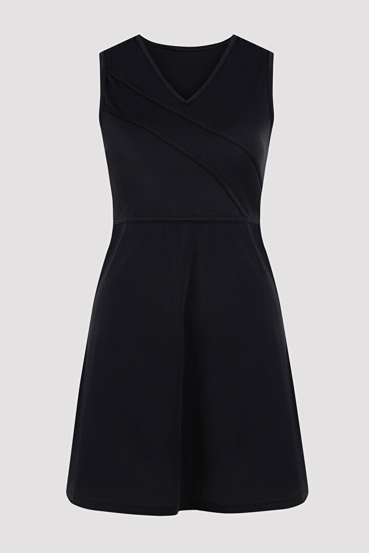 Black Estelle Tunic Top - 1