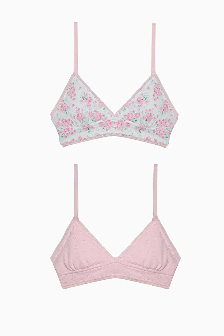 My First Bra Rose Multi Colour  2in1 Bra - 1