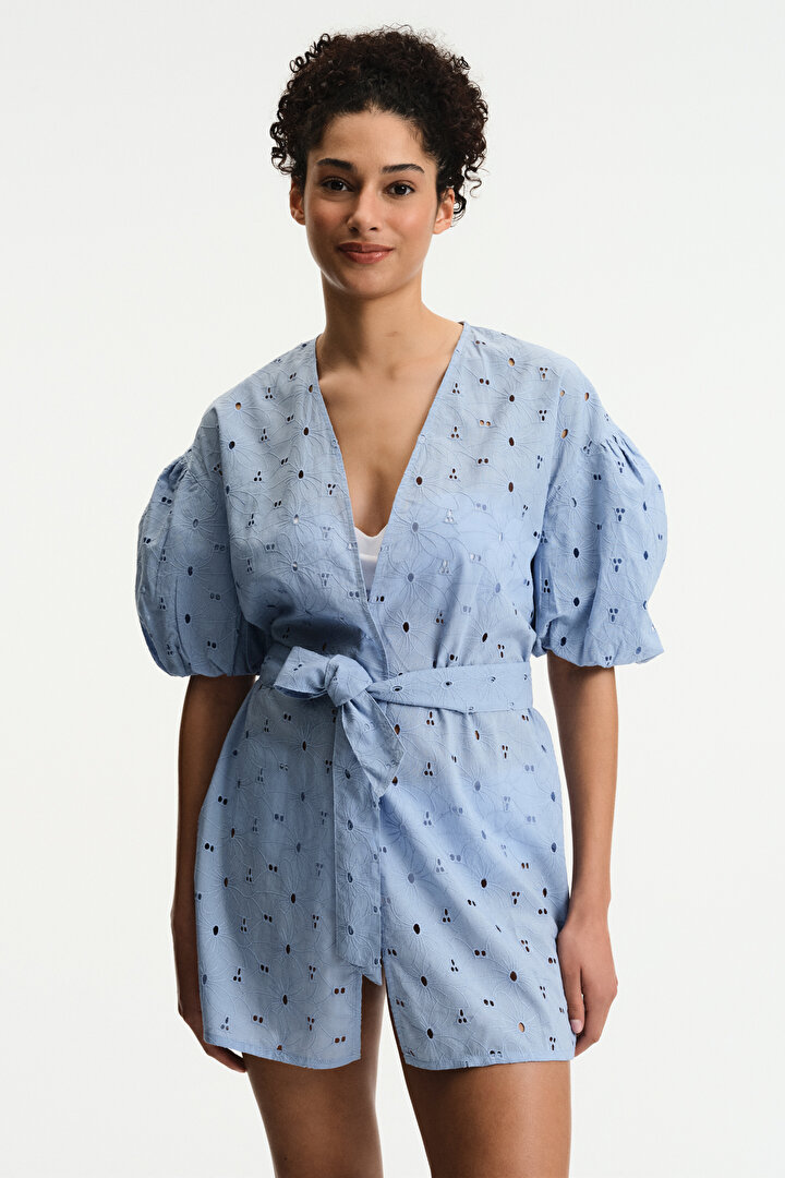 Renkli isabel Kimono - 1