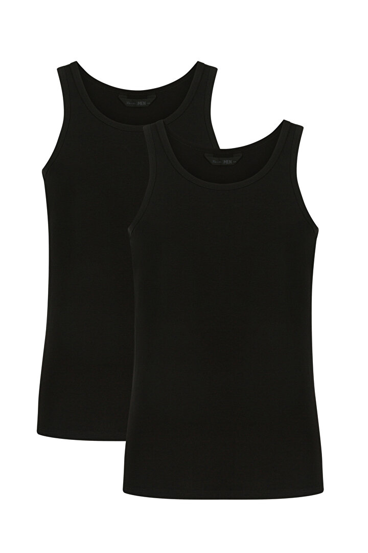 Erkek Basic Slim 2Li Atlet - 1