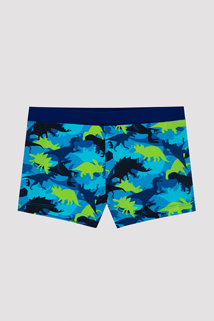 Boys Dino Camuflage Trunk Suit - 1