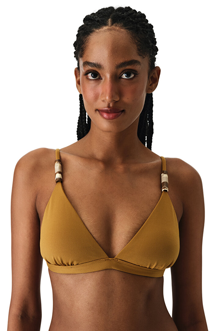Yeşil Montana Üçgen Fit Bikini Üstü - 2