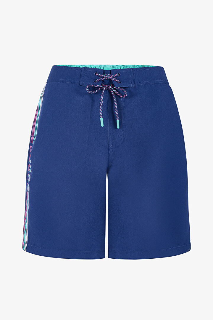 Man Navy Surfer Shorts - 1