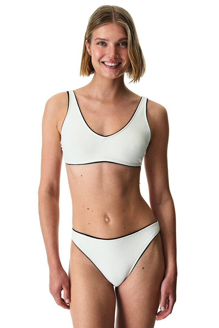 Ecru Nadia Bra Bikini Top - 1