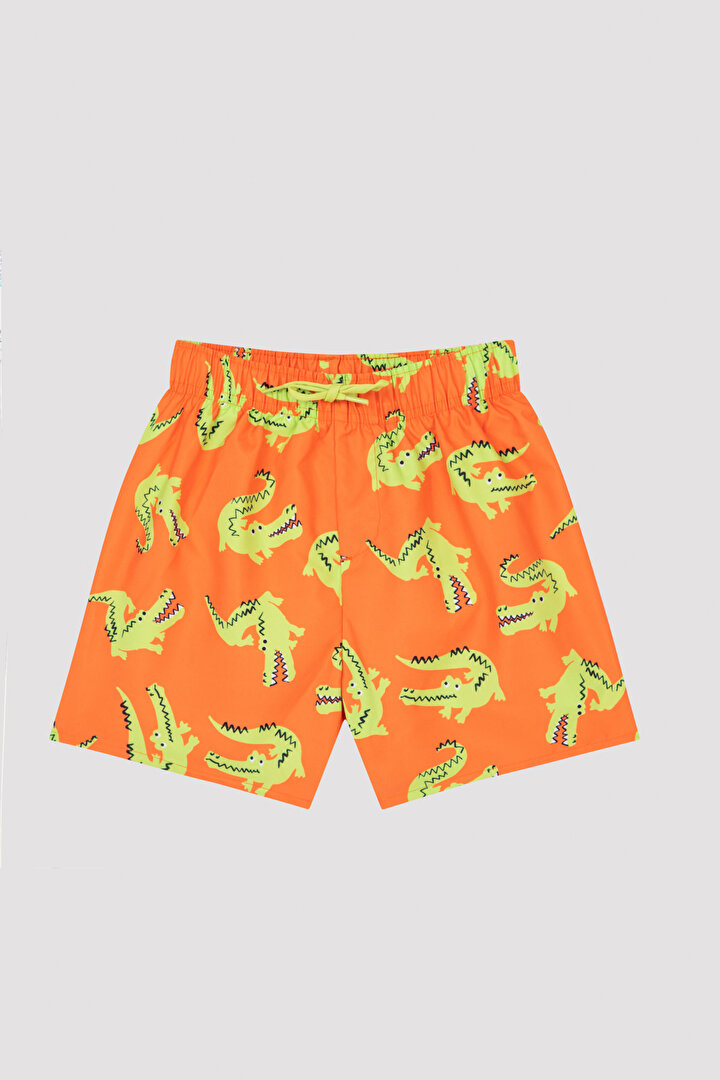 Erkek Çocuk Crazy Croco Çok Renkli Mayo - 1