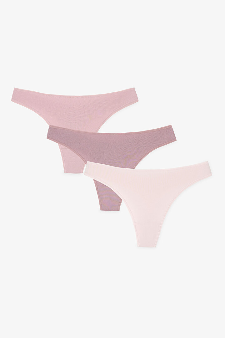 Colorful Deep Clay 3 in1 Thong - 2