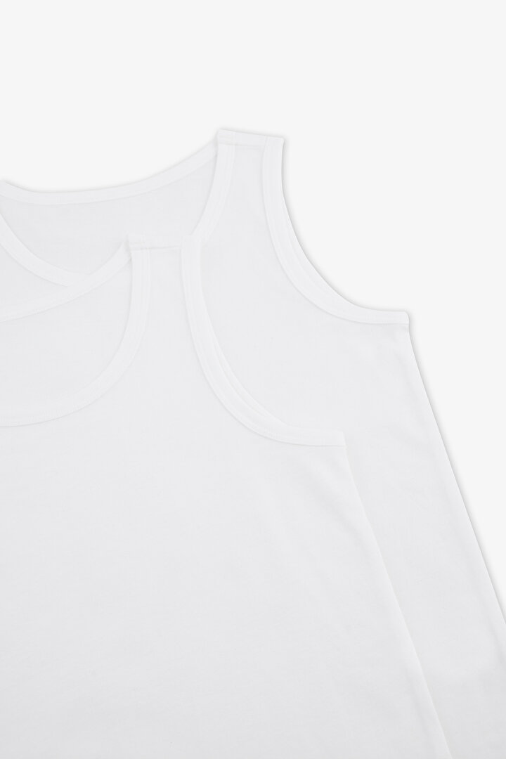 Boy White Organic 2 in 1 Athlete - 3