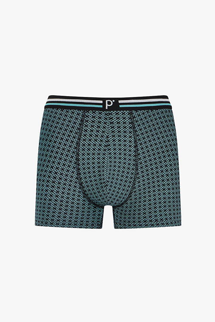 Erkek Renkli Green Line Çoklu Boxer - 2