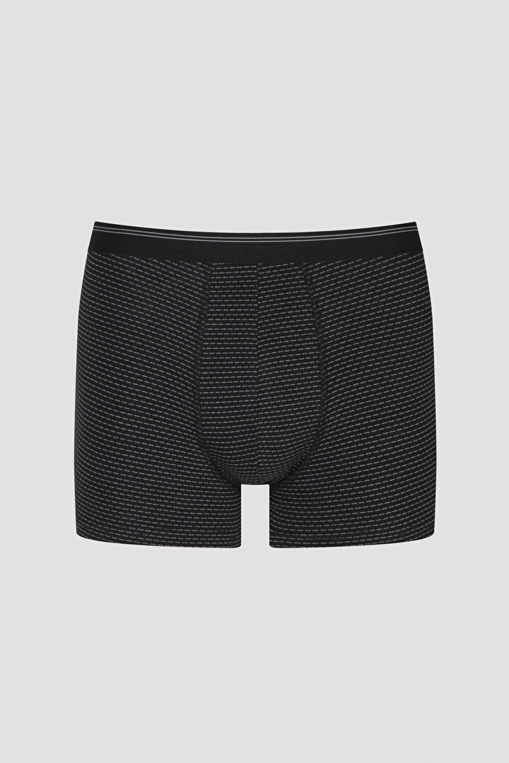 Koyu Gri Same Tape 3lü Boxer - 2