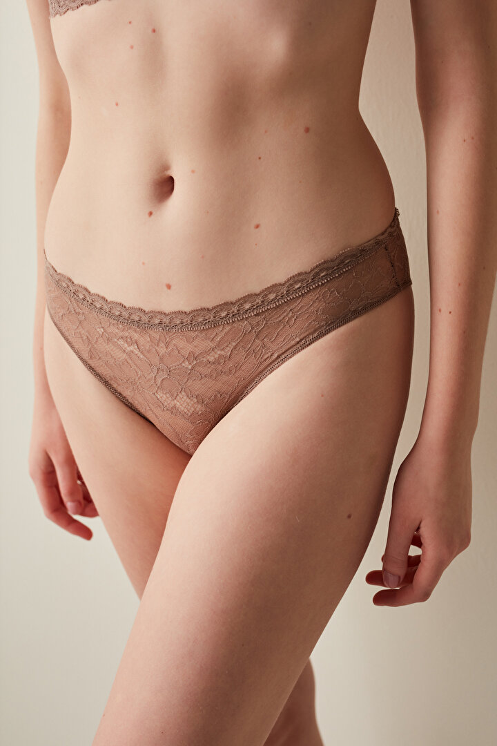 Bej Amore Slip Külot - 1