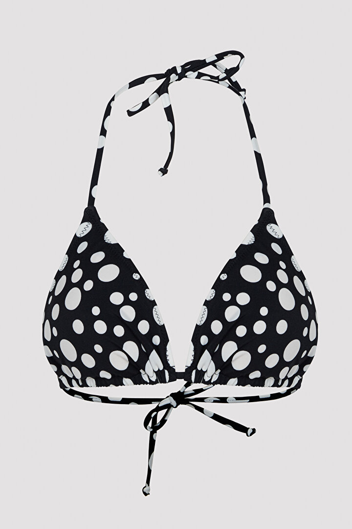 Dots Triangle Bikini Top - 1