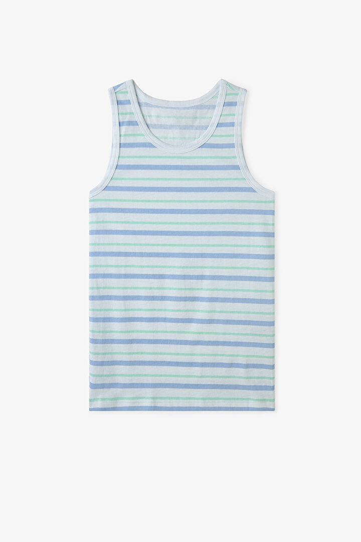 Optical White Boys Runner 2 in1 Tank Top - 2