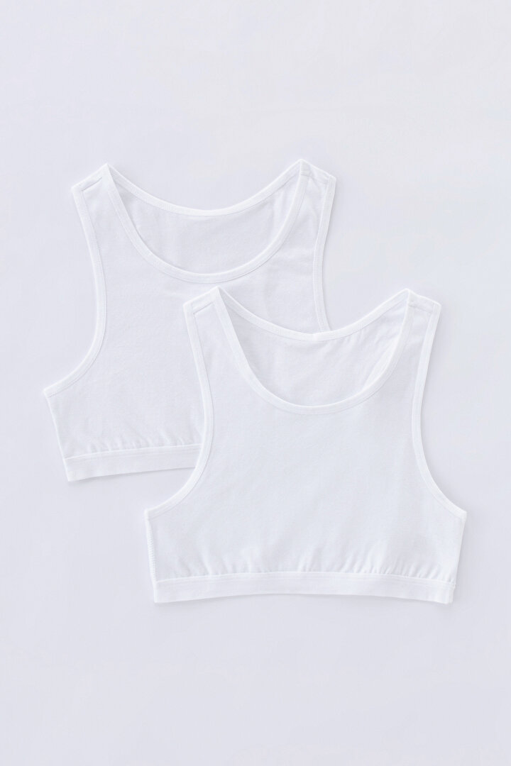Beyaz Teen W Basic 2Li Spor Atlet - 1