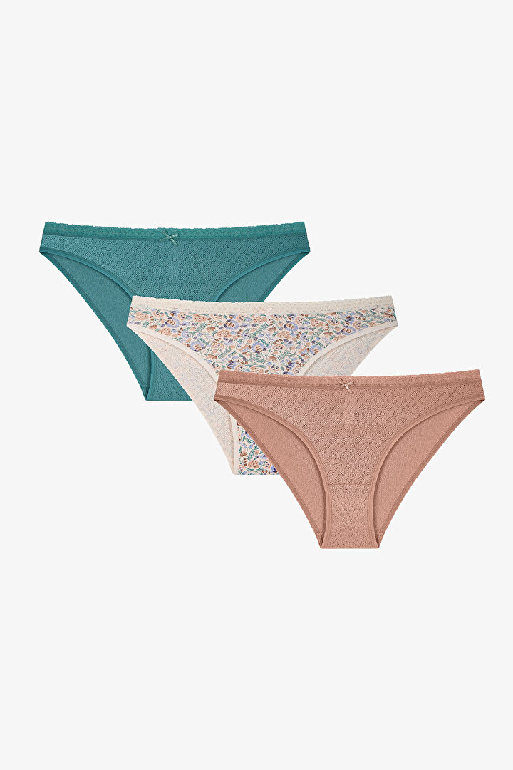 Orient Pointel 3'lü Pamuklu Slip Külot - 1