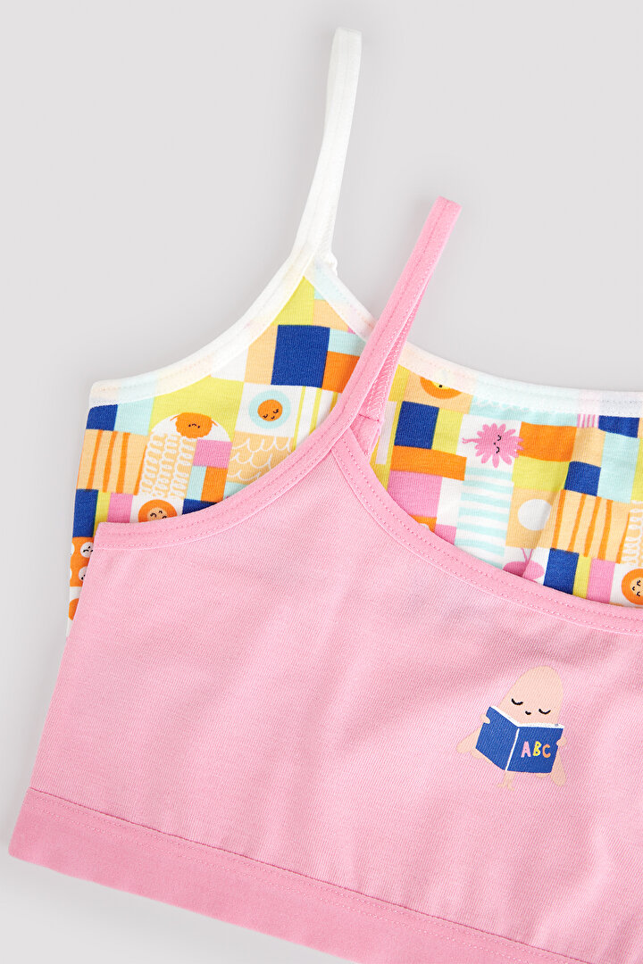 Girls Geometric Crop Top - 4