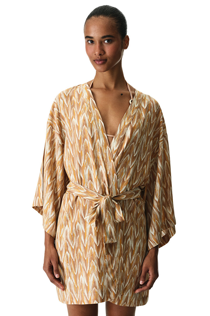 Renkli Kacie Kimono - 1