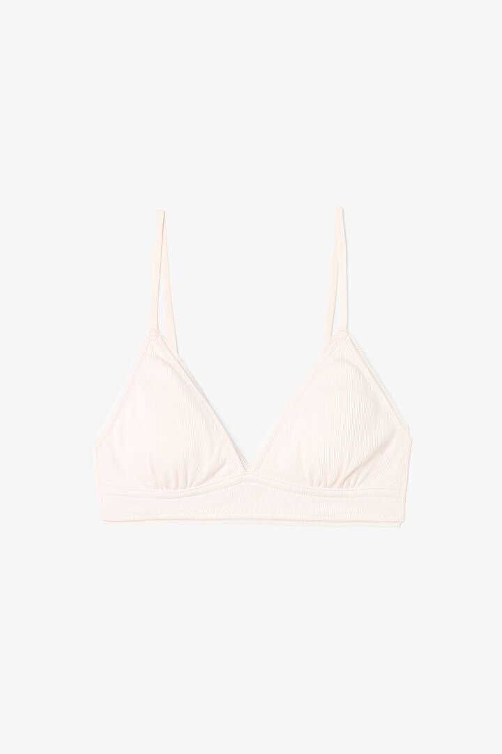 Pink Girls Striped Heart Patterned 2-Pack Training Bra - 2