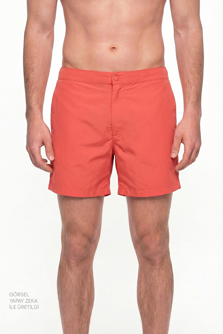 Man Coral Sea Coral Shorts - 1