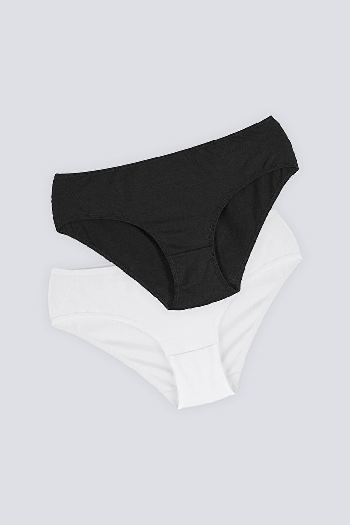 Muhtelif Renk - Beden Deprem Yardım Paketi (İkili Kadın Külot) - 1