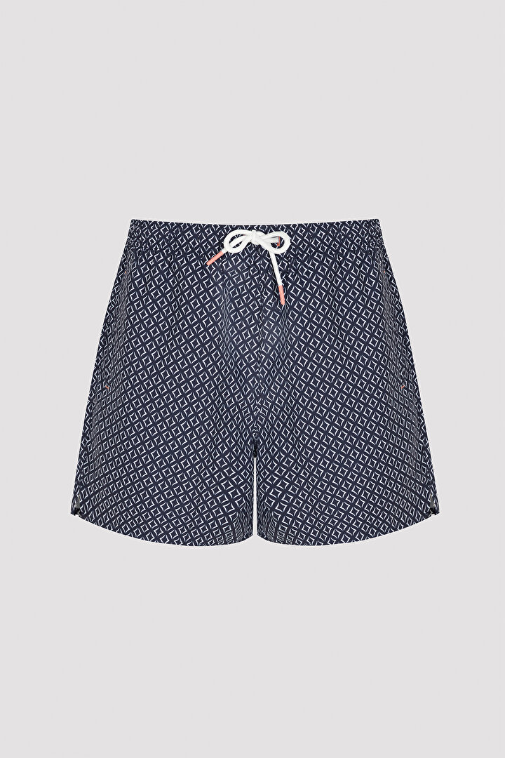 Erkek Dance Check Deniz Şortu - 1