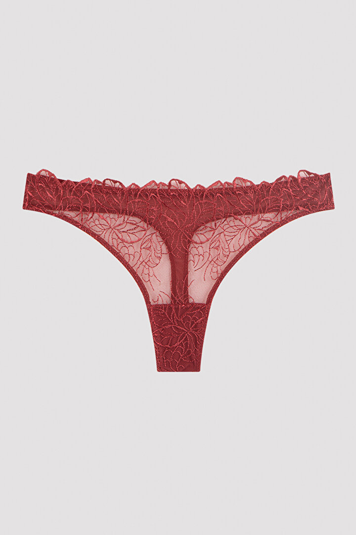 Scarlet Wowbra Lace Thong - 4