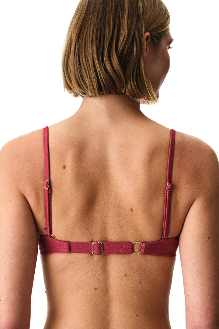 Fuşya Dayana Shell Bikini Üstü - 2