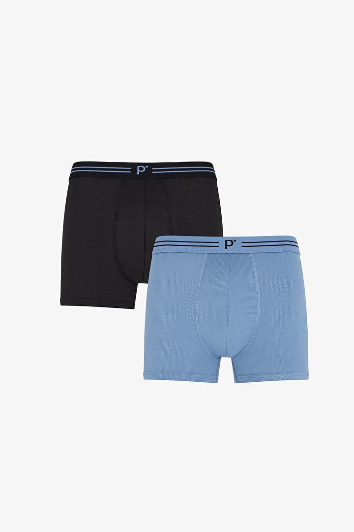 Erkek Pattern 2'li Boxer - 1