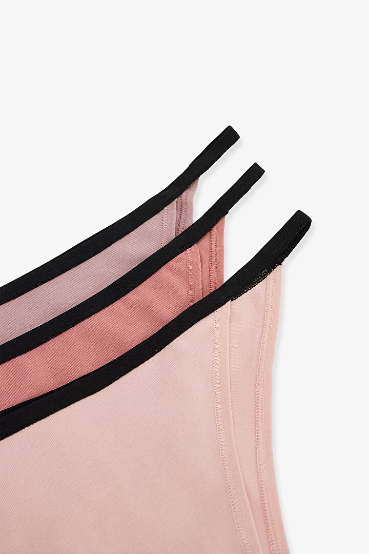 Çok Renkli Earth Tones 3lü Brazilian Külot - 2