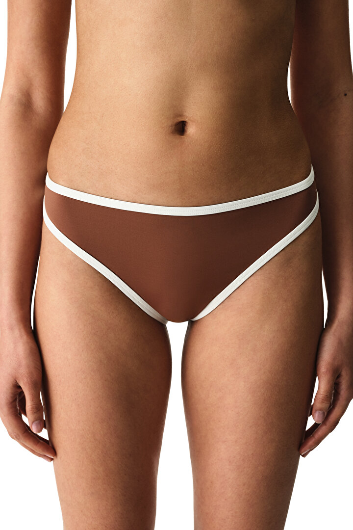 Açık Kahverengi Fiona Slip  Bikini Altı - 1