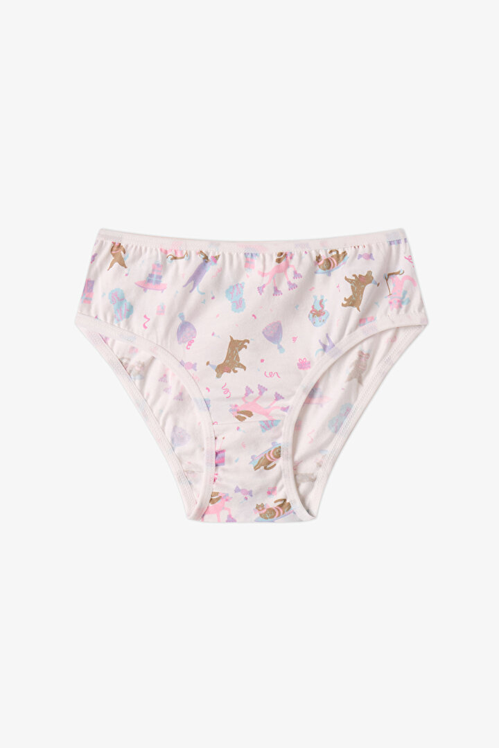 Kız Çocuk Kitty Hug Pamuklu 5'li Slip Külot - 2