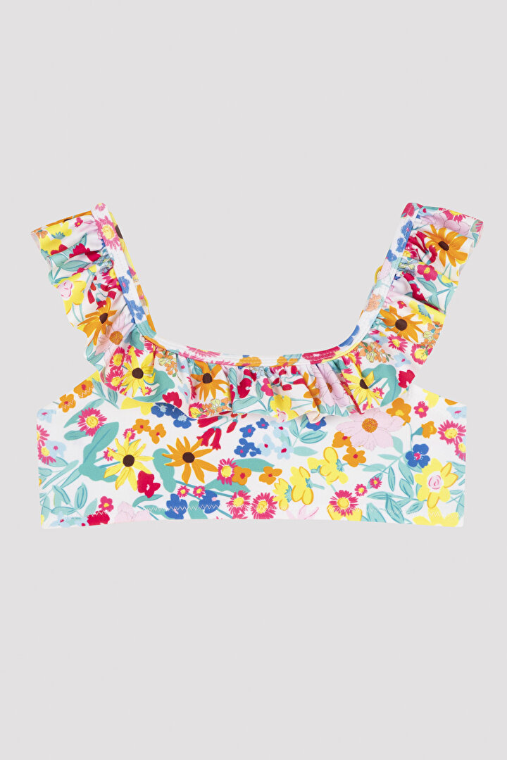 Kız Çocuk Floral Garden Halter Bikini Set - 2