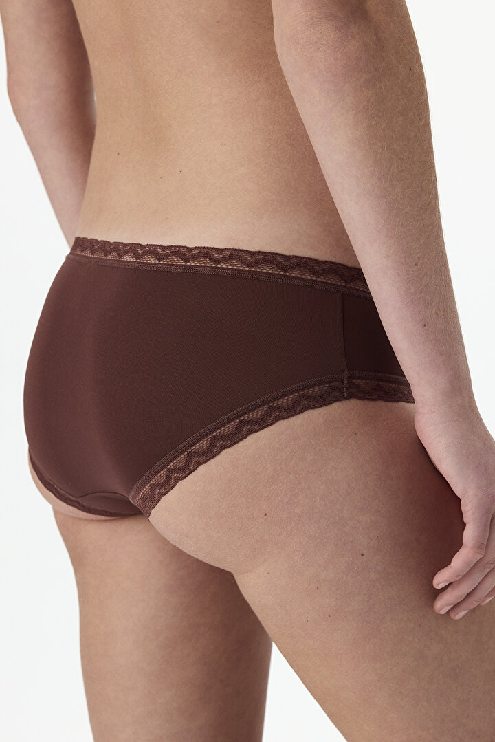 Kahverengi Easy Trim Hipster Külot - 2