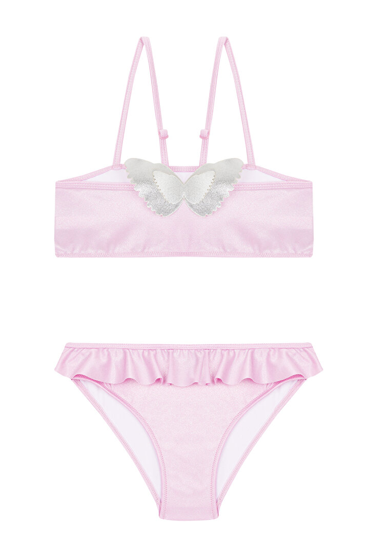 Pembe Kız Çocuk Wings Bikini Takımı - 2
