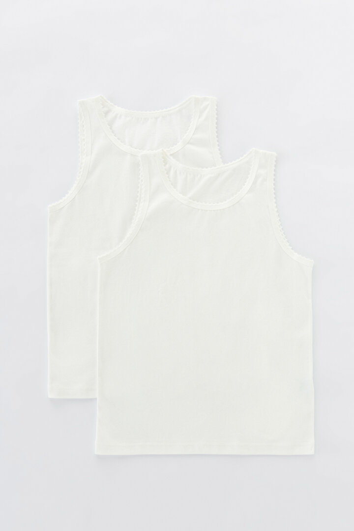 Girls Basic Organic 2In1 Tank - 1