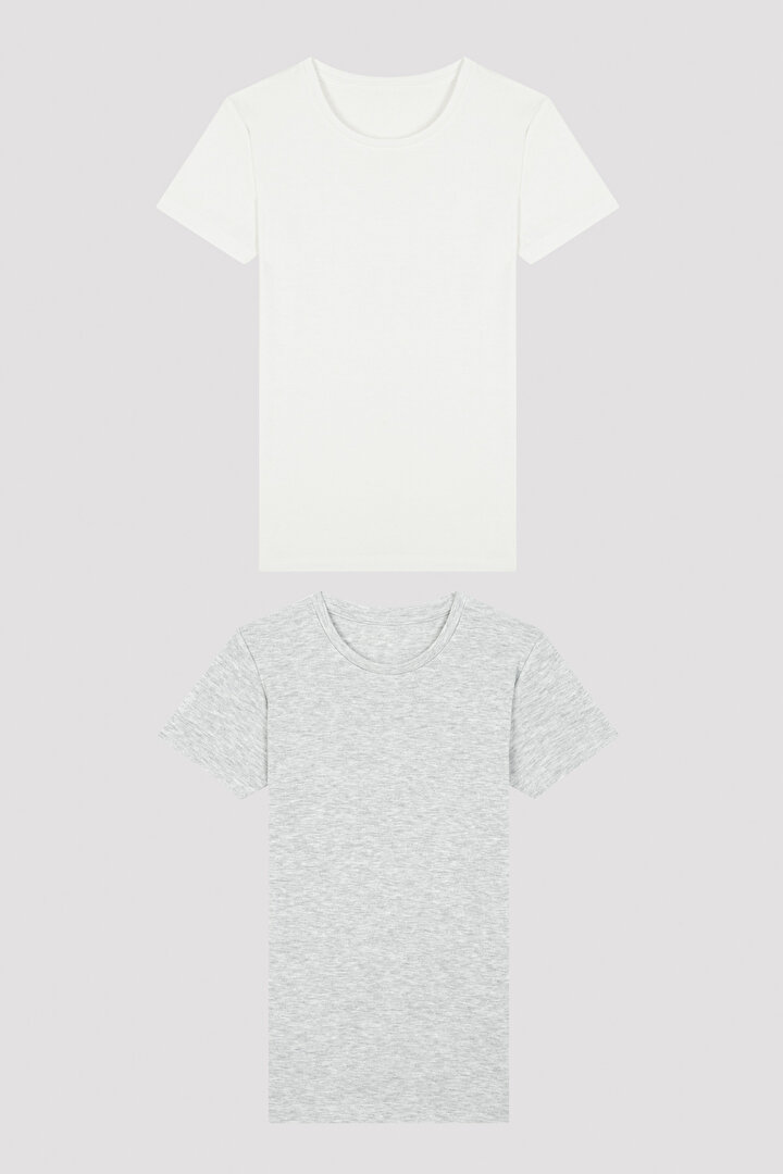 Unisex Termal 2 li T-shirt - 1