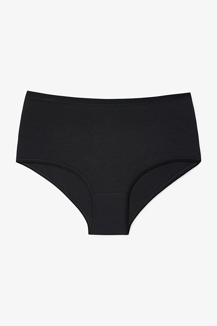 Crunchy Yaprak Desenli Yüksek Bel 3'lü Slip Külot - 2