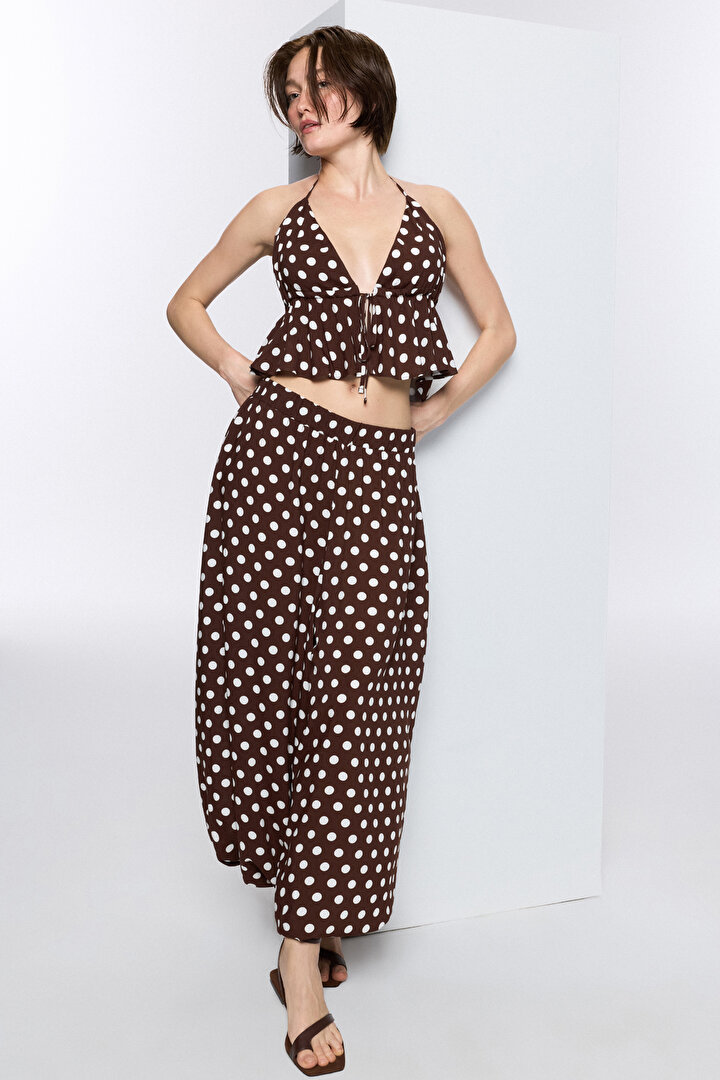 Polka Dot Balloon Pantolon - 1