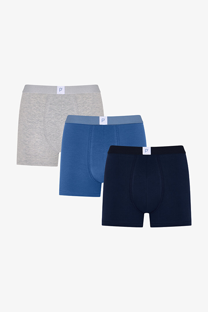 Erkek Renkli Steel Pack Çoklu Boxer - 1