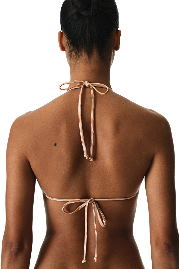 Multicolor Kacie Triangle Bikini Top - 2