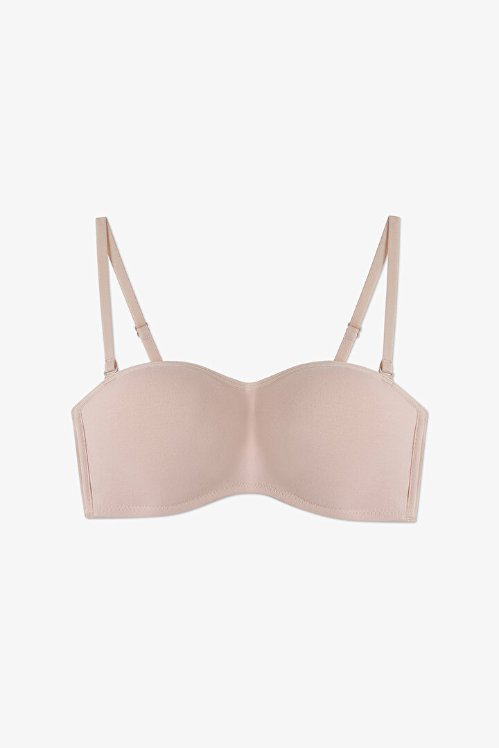 Açık Pembe Kız Çocuk Balconette Pamuklu Sütyen - 1