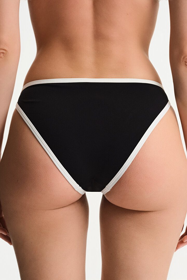 Siyah Nichole Minimal Slip  Bikini Altı - 2
