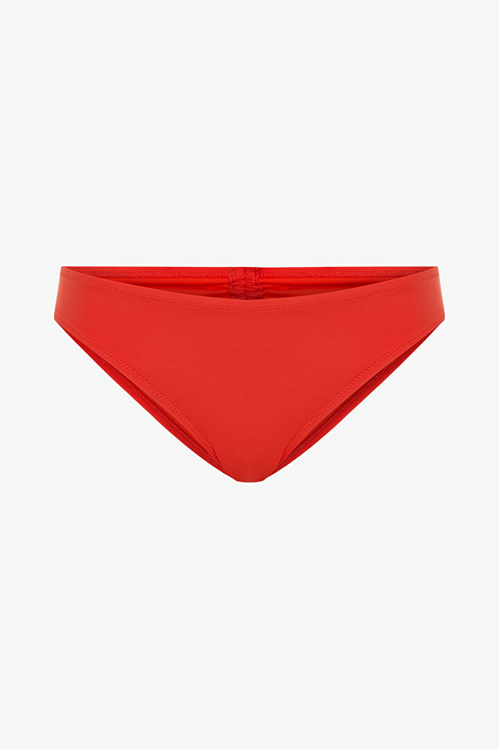 Mercan Rengi Düşük Bel Cheeky Bikini Altı - 4
